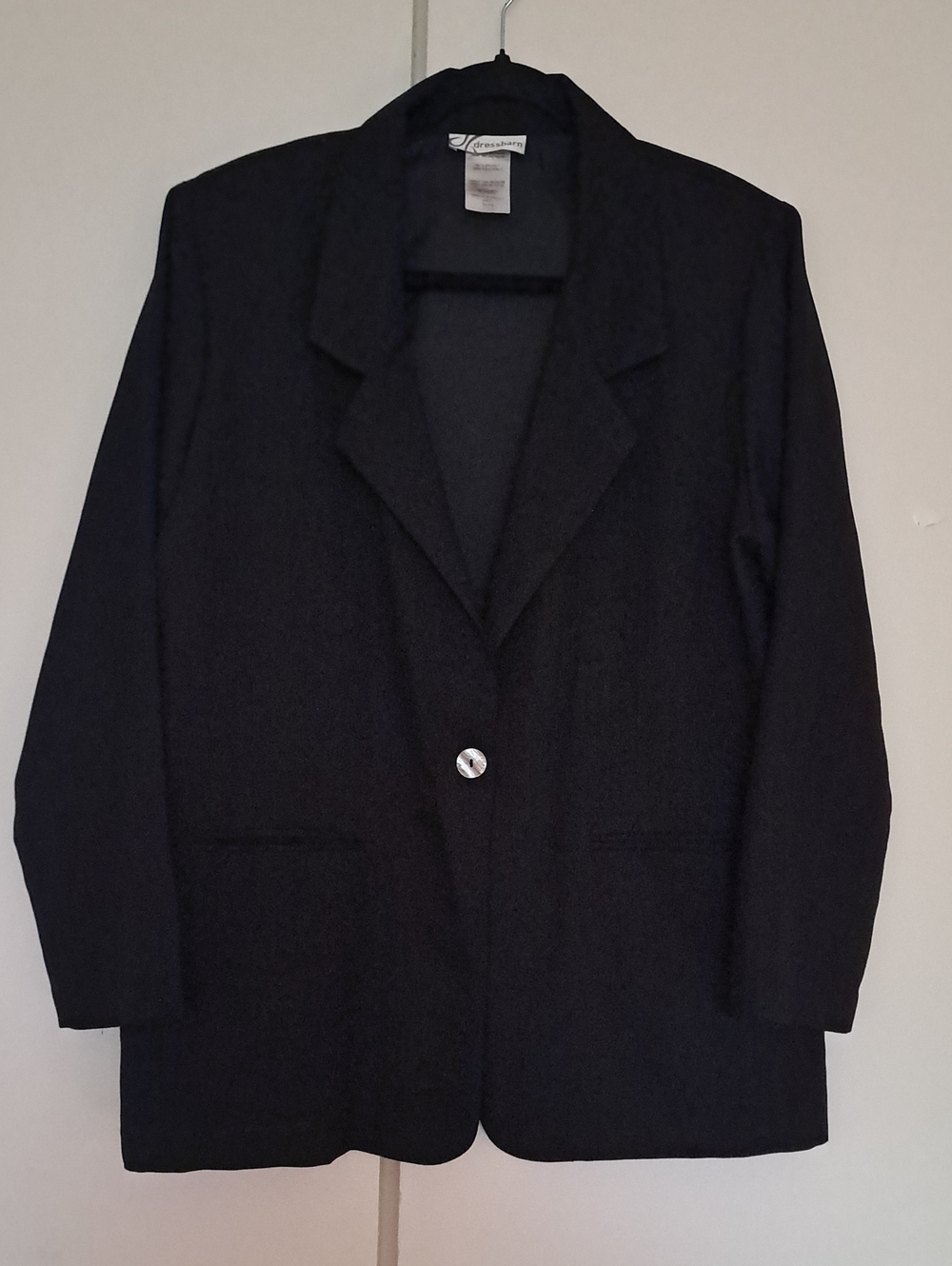 dressbarn Dark Navy Single-Button Women's Blazer